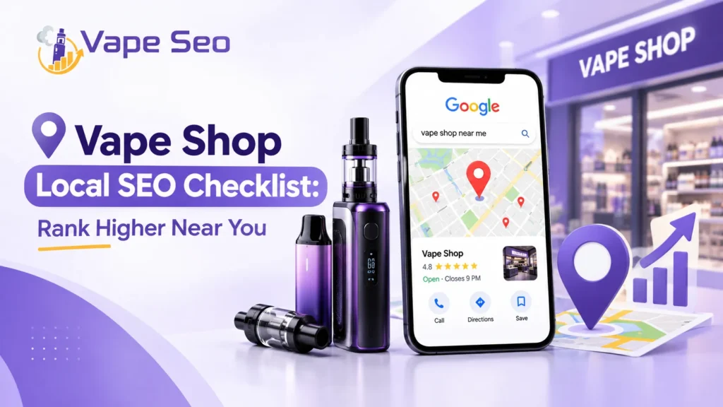 Vape Shop Local SEO Checklist
