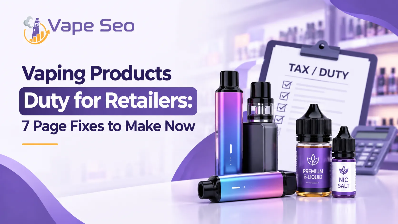 vaping products duty for retailers